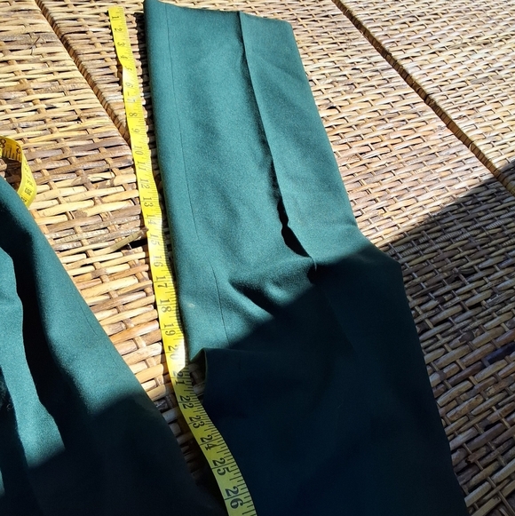 Pendleton Vintage Deep Green Wool Lined Trousers 6 - Picture 11 of 15
